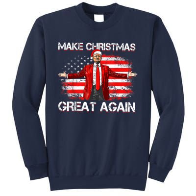 Make Christmas Great Again Santa Funny Trump Xmas Pajamas Sweatshirt