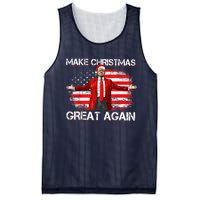 Make Christmas Great Again Santa Funny Trump Xmas Pajamas Mesh Reversible Basketball Jersey Tank