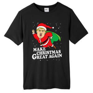 Make Christmas Great Again Ugly Xmas Donald Trump Parody Tall Fusion ChromaSoft Performance T-Shirt