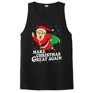 Make Christmas Great Again Ugly Xmas Donald Trump Parody PosiCharge Competitor Tank