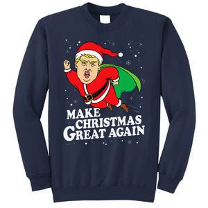 Make Christmas Great Again Ugly Xmas Donald Trump Parody Sweatshirt