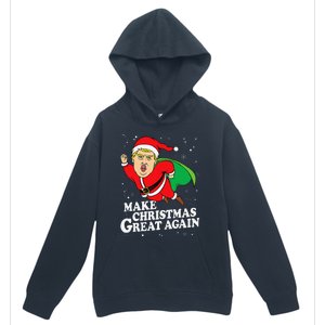 Make Christmas Great Again Ugly Xmas Donald Trump Parody Urban Pullover Hoodie