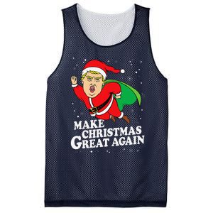 Make Christmas Great Again Ugly Xmas Donald Trump Parody Mesh Reversible Basketball Jersey Tank