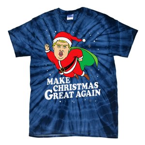 Make Christmas Great Again Ugly Xmas Donald Trump Parody Tie-Dye T-Shirt