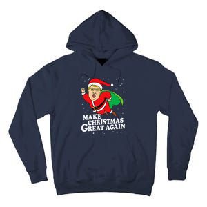 Make Christmas Great Again Ugly Xmas Donald Trump Parody Tall Hoodie