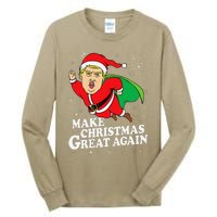 Make Christmas Great Again Ugly Xmas Donald Trump Parody Tall Long Sleeve T-Shirt