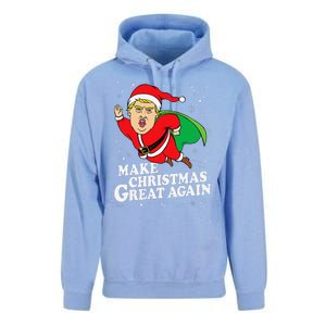 Make Christmas Great Again Ugly Xmas Donald Trump Parody Unisex Surf Hoodie