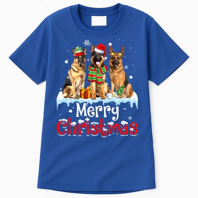 Merry Christmas Ger Shepherd Dog Squad Santa Dog Xmas Meaningful Gift Tall T-Shirt