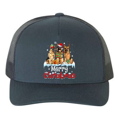 Merry Christmas Ger Shepherd Dog Squad Santa Dog Xmas Meaningful Gift Yupoong Adult 5-Panel Trucker Hat