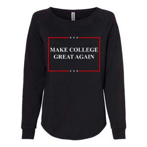 Make College Great Again Womens California Wash Sweatshirt