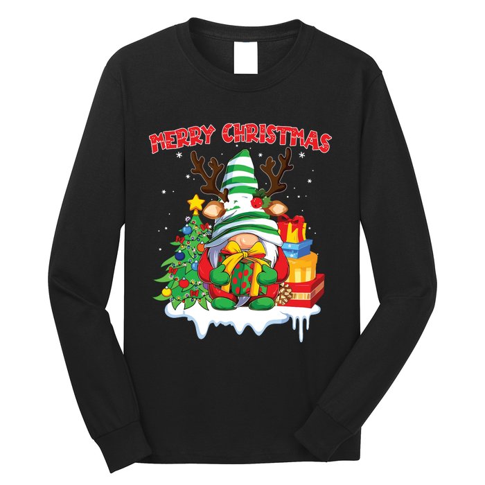 Merry Christmas Gnome Family Christmas Long Sleeve Shirt