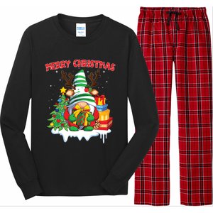 Merry Christmas Gnome Family Christmas Long Sleeve Pajama Set