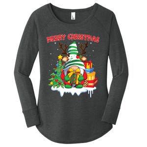 Merry Christmas Gnome Family Christmas Women's Perfect Tri Tunic Long Sleeve Shirt