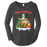 Merry Christmas Gnome Family Christmas Women's Perfect Tri Tunic Long Sleeve Shirt