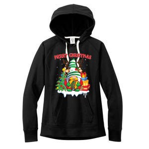 Merry Christmas Gnome Family Christmas Women's Fleece Hoodie