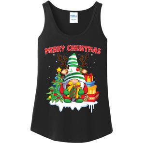 Merry Christmas Gnome Family Christmas Ladies Essential Tank