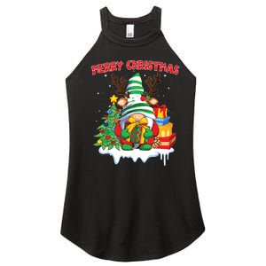 Merry Christmas Gnome Family Christmas Women's Perfect Tri Rocker Tank