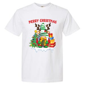 Merry Christmas Gnome Family Christmas Garment-Dyed Heavyweight T-Shirt