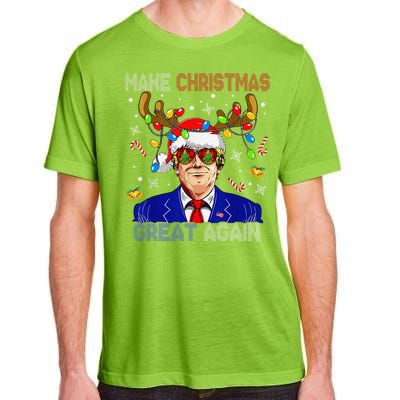 Make Christmas Great Again Funny Trump Ugly Christmas Adult ChromaSoft Performance T-Shirt