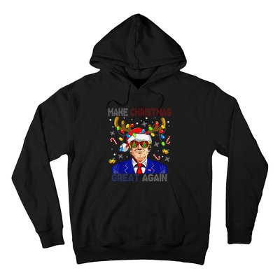 Make Christmas Great Again Funny Trump Ugly Christmas Hoodie