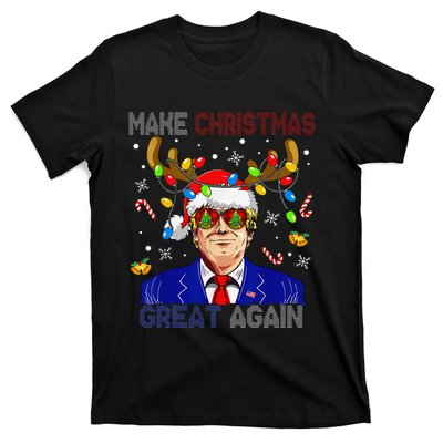 Make Christmas Great Again Funny Trump Ugly Christmas T-Shirt