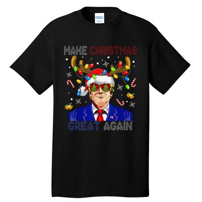 Make Christmas Great Again Funny Trump Ugly Christmas Tall T-Shirt