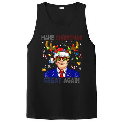 Make Christmas Great Again Funny Trump Ugly Christmas PosiCharge Competitor Tank