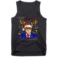 Make Christmas Great Again Funny Trump Ugly Christmas Tank Top