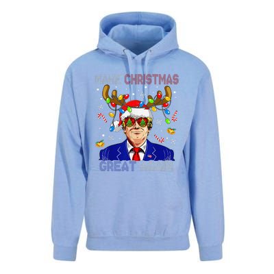 Make Christmas Great Again Funny Trump Ugly Christmas Unisex Surf Hoodie