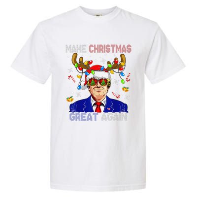 Make Christmas Great Again Funny Trump Ugly Christmas Garment-Dyed Heavyweight T-Shirt