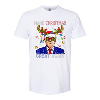 Make Christmas Great Again Funny Trump Ugly Christmas Softstyle CVC T-Shirt