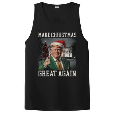 Make Christmas Great Again Funny Santa Trump 2024 Xmas PosiCharge Competitor Tank