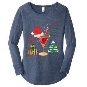 Merry Christmas Guest Check Tis The Season Drinking Women's Perfect Tri Tunic Long Sleeve Shirt