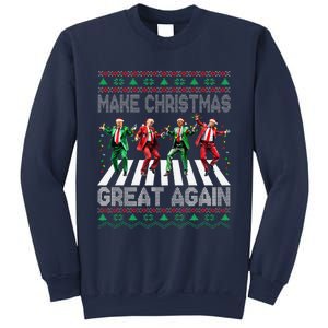 Make Christmas Great Again Ugly Sweaters Trump Dance Santa Sweatshirt