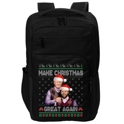 Make Christmas Great Again Trump Vance Brothers Xmas Pajamas Impact Tech Backpack