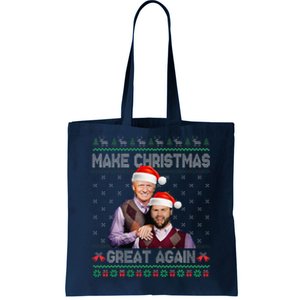 Make Christmas Great Again Trump Vance Brothers Xmas Pajamas Tote Bag