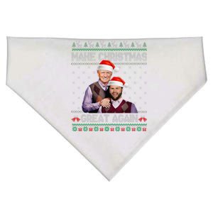 Make Christmas Great Again Trump Vance Brothers Xmas Pajamas USA-Made Doggie Bandana