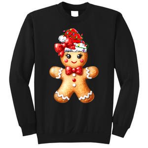 Merry Christmas Gingerbread Santa Pajamas Sweatshirt