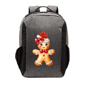 Merry Christmas Gingerbread Santa Pajamas Vector Backpack