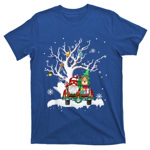 Merry Christmas Gnome With A Holiday Truck And Tree Gift T-Shirt