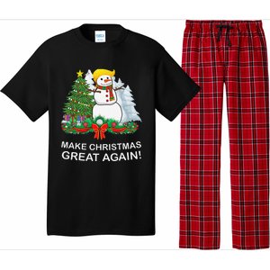 Make Christmas Great Again Funny Trump Xmas Pajama Set