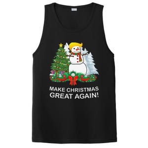 Make Christmas Great Again Funny Trump Xmas PosiCharge Competitor Tank