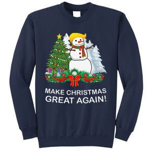 Make Christmas Great Again Funny Trump Xmas Sweatshirt