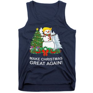 Make Christmas Great Again Funny Trump Xmas Tank Top