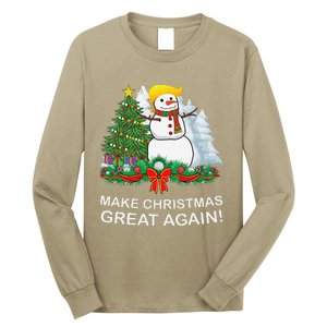 Make Christmas Great Again Funny Trump Xmas Long Sleeve Shirt