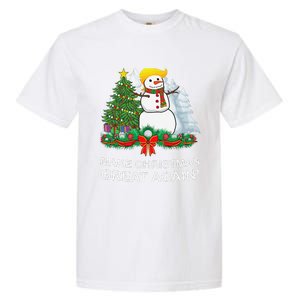 Make Christmas Great Again Funny Trump Xmas Garment-Dyed Heavyweight T-Shirt