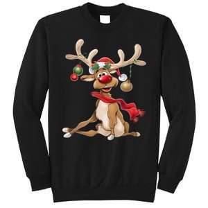 Merry Christmas Gifts For Him Funny Reindeer Sweatshirt