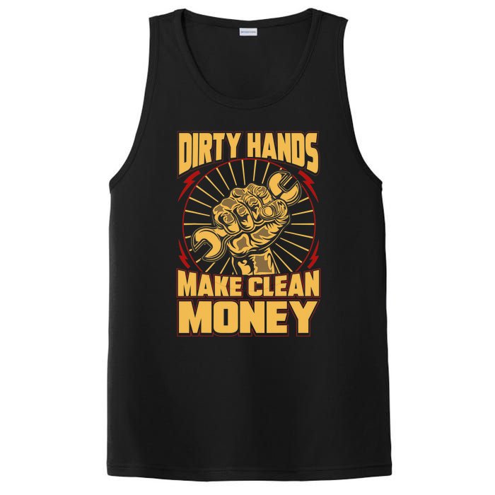 Mechanic Car Guy Dirty Hands Make Clean Money PosiCharge Competitor Tank