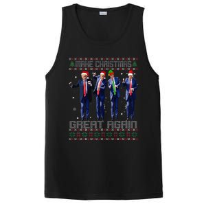 Make Christmas Great Again Ugly Sweaters Trump Dance Santa PosiCharge Competitor Tank