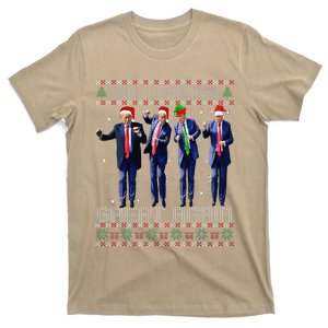 Make Christmas Great Again Ugly Sweaters Trump Dance Santa T-Shirt